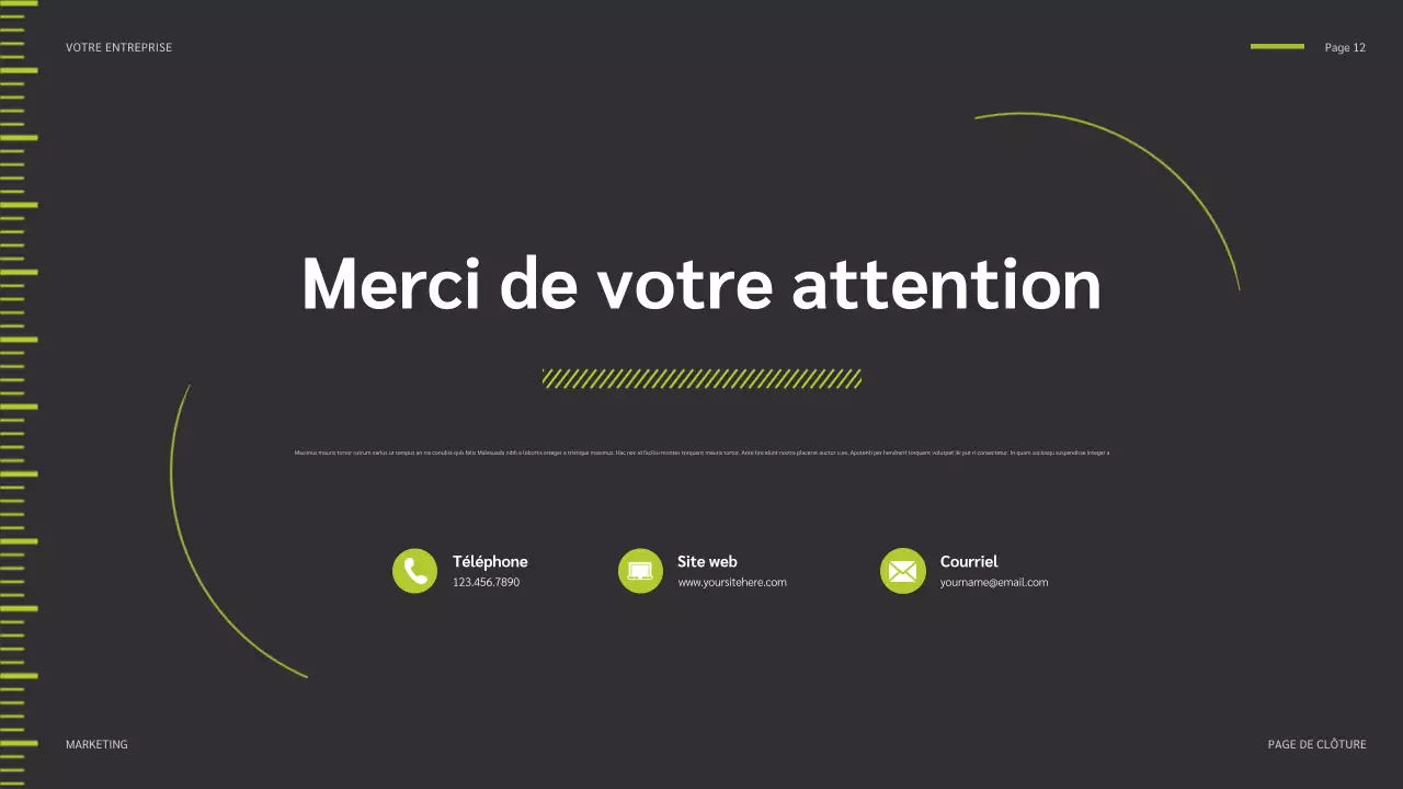 green modern social media report