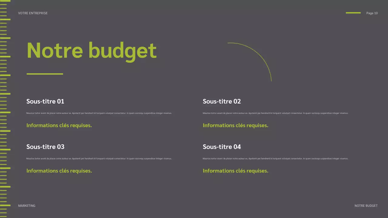 green modern social media report