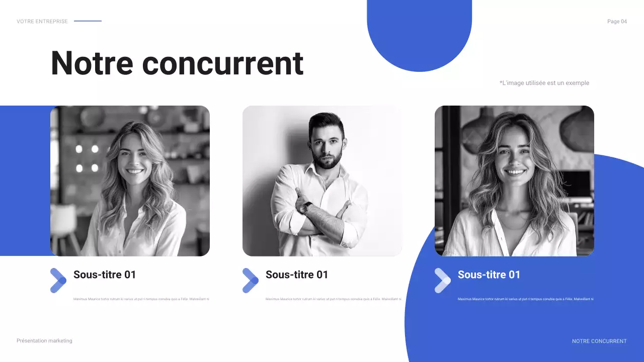 rapport sur les médias sociaux de blue modern