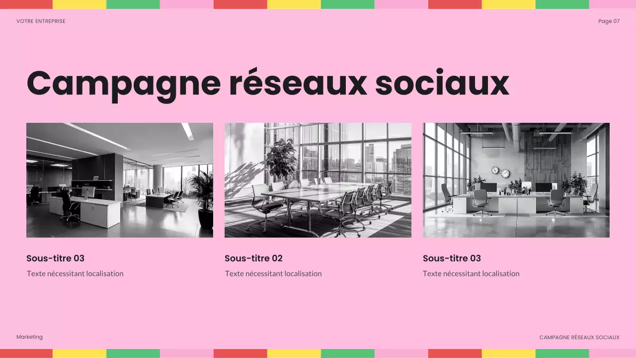 rapport sur les médias sociaux de rainbow bold