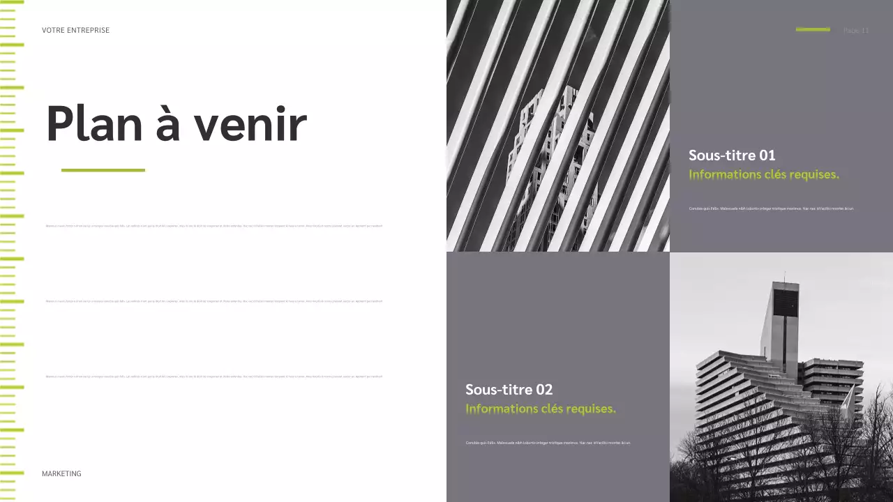 green modern social media report