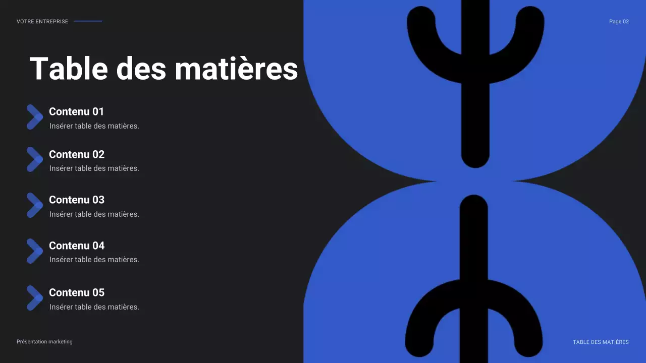 rapport sur les médias sociaux de blue modern