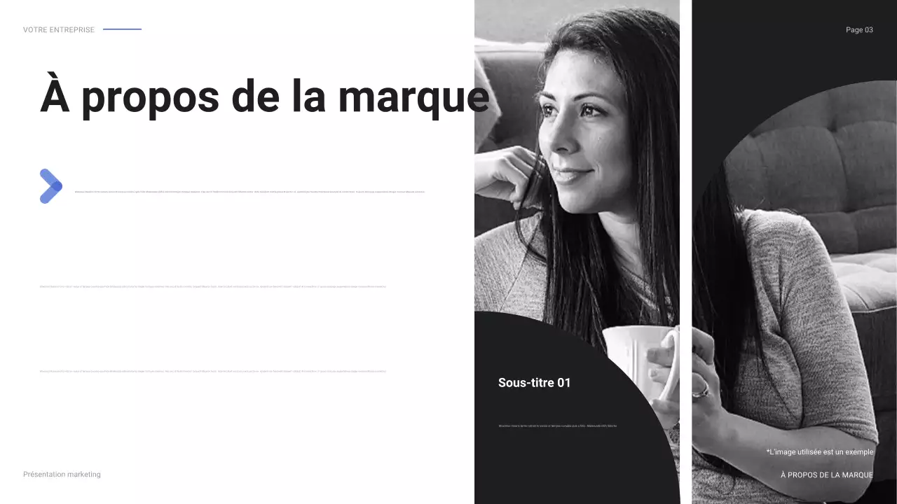 rapport sur les médias sociaux de blue modern