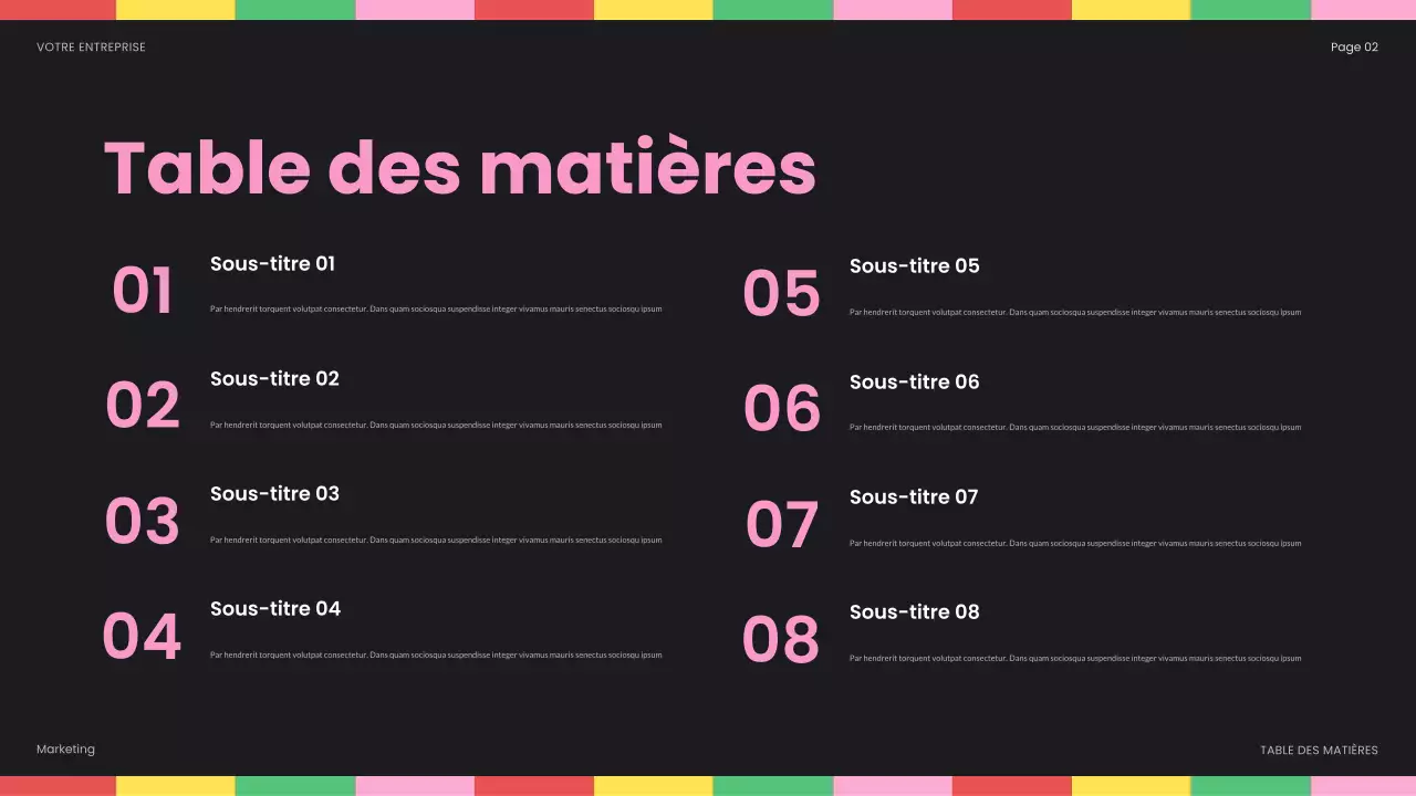 rapport sur les médias sociaux de rainbow bold