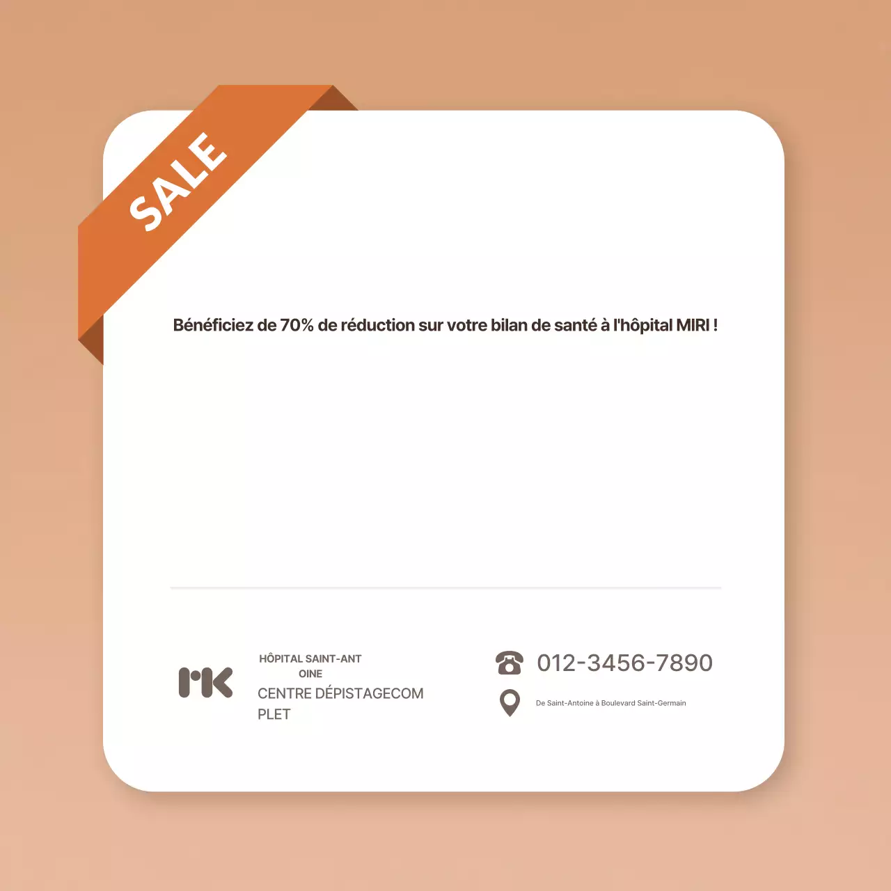 Campagne Beige Simple Health Check