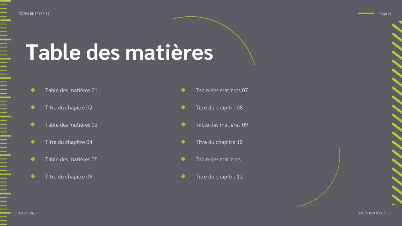 green modern social media report