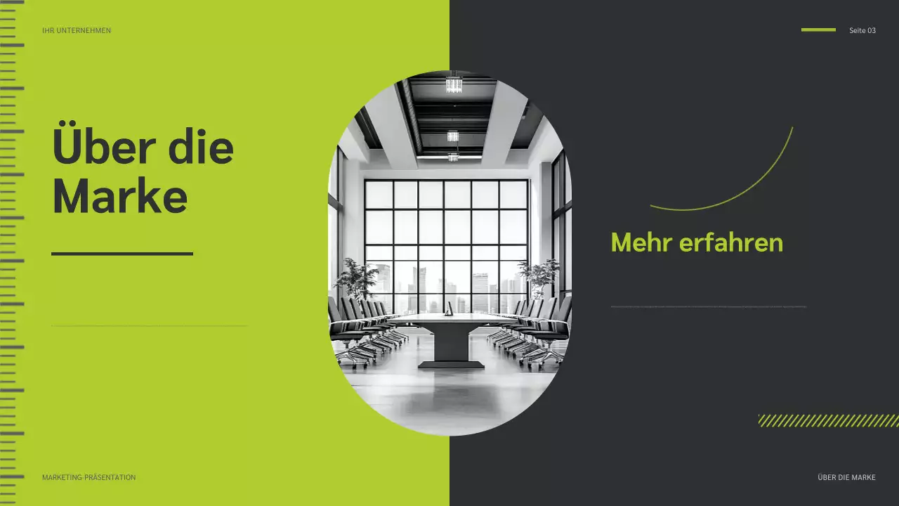 green modern social media report