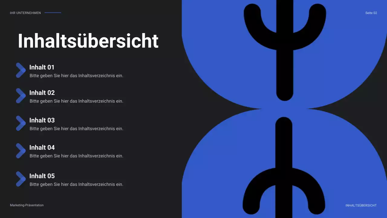 blue modern social media report