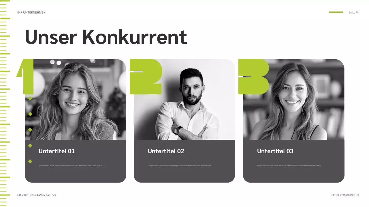 green modern social media report