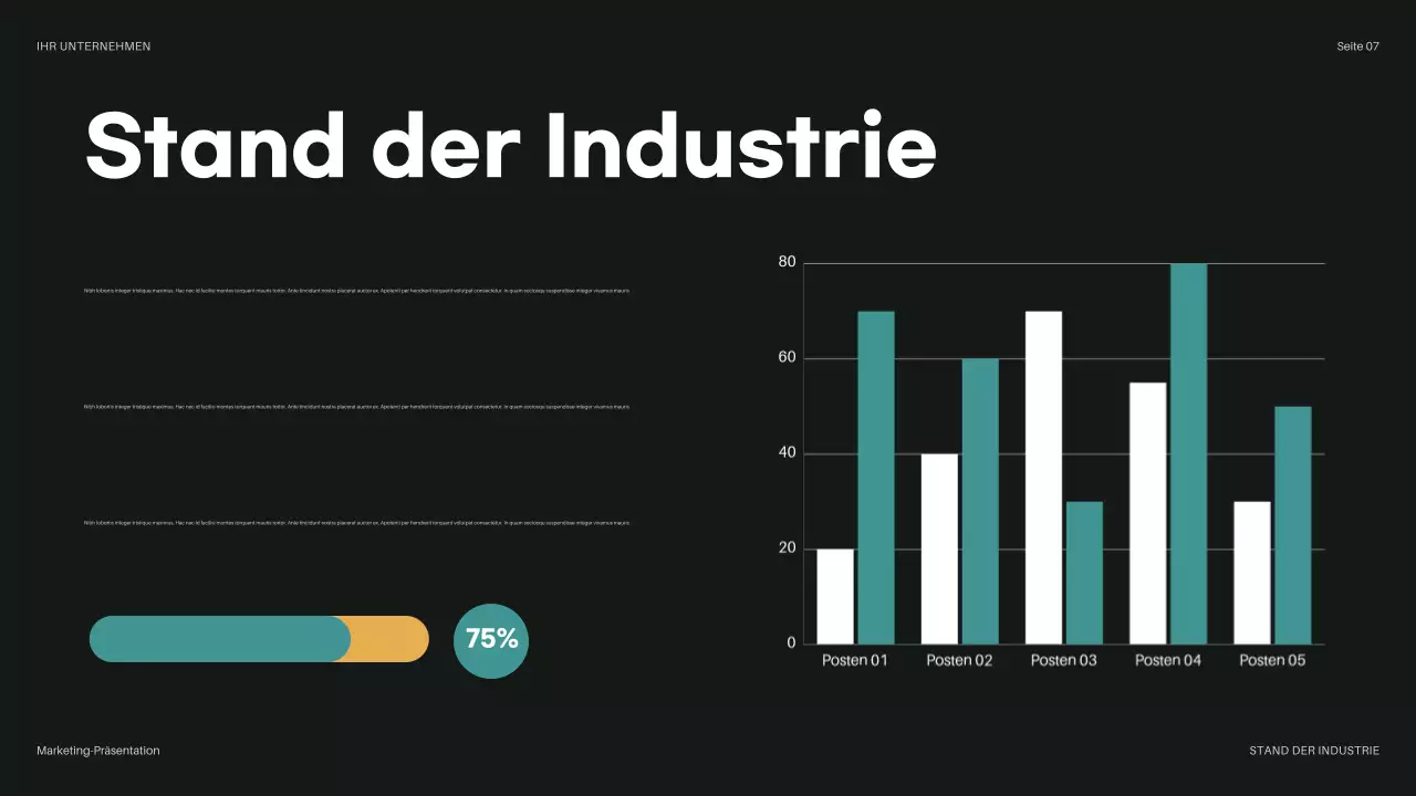 teal modern budget presentation