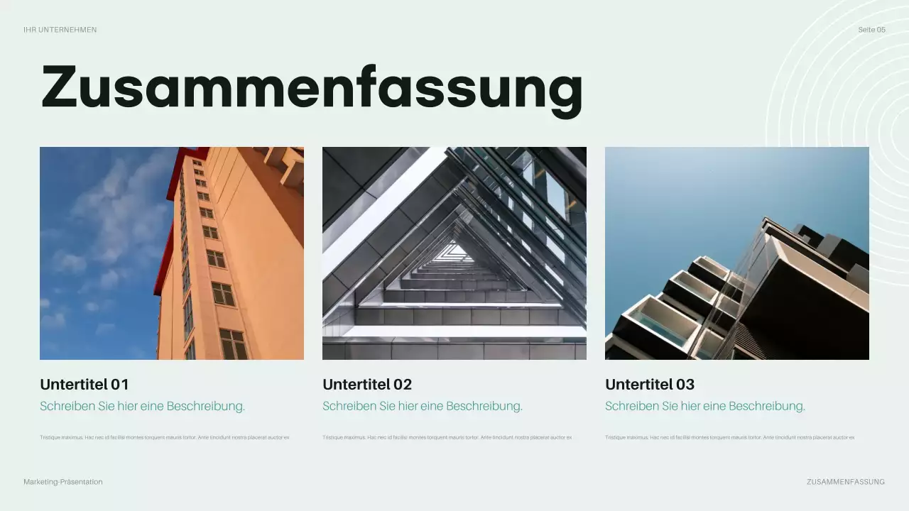 teal modern budget presentation