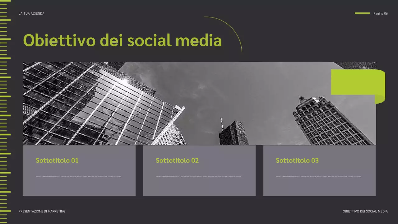rapporto sui social media verdi e moderni