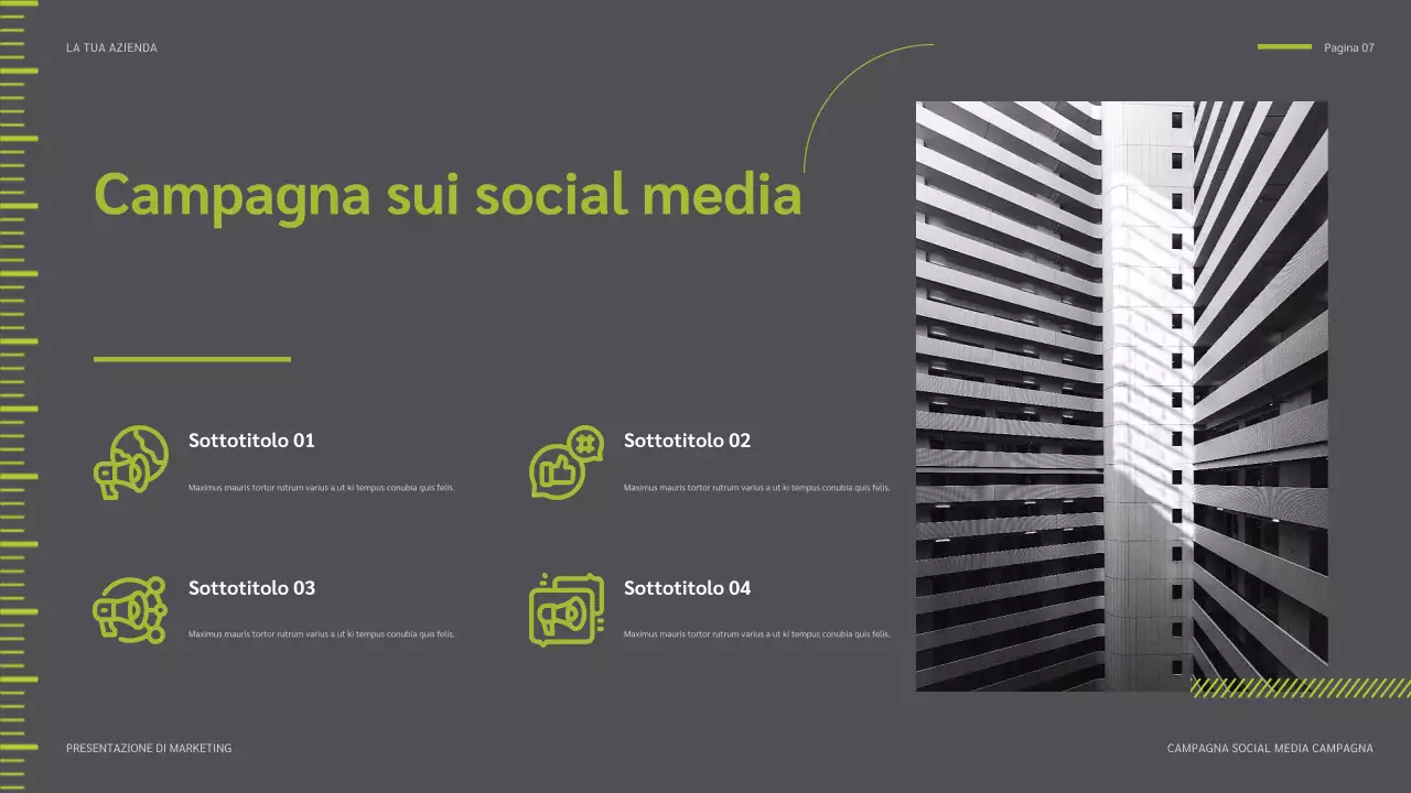rapporto sui social media verdi e moderni