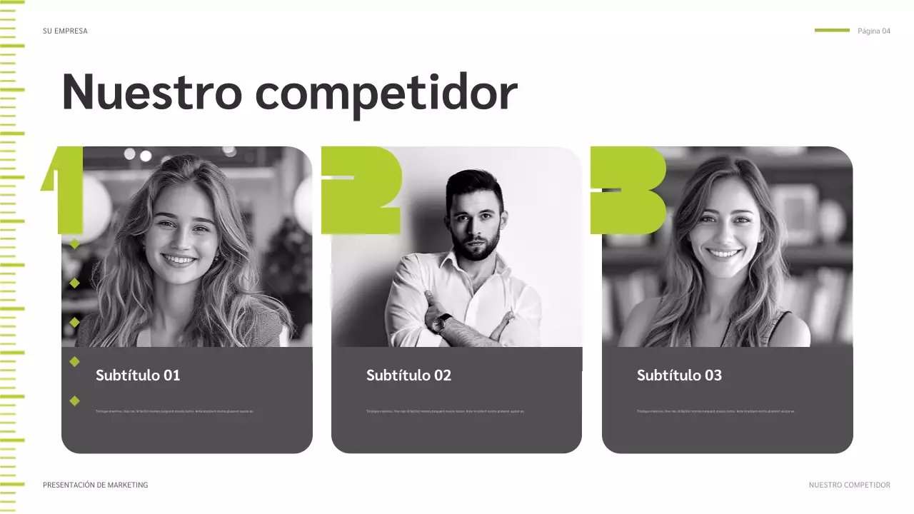 informe sobre las redes sociales de green modern