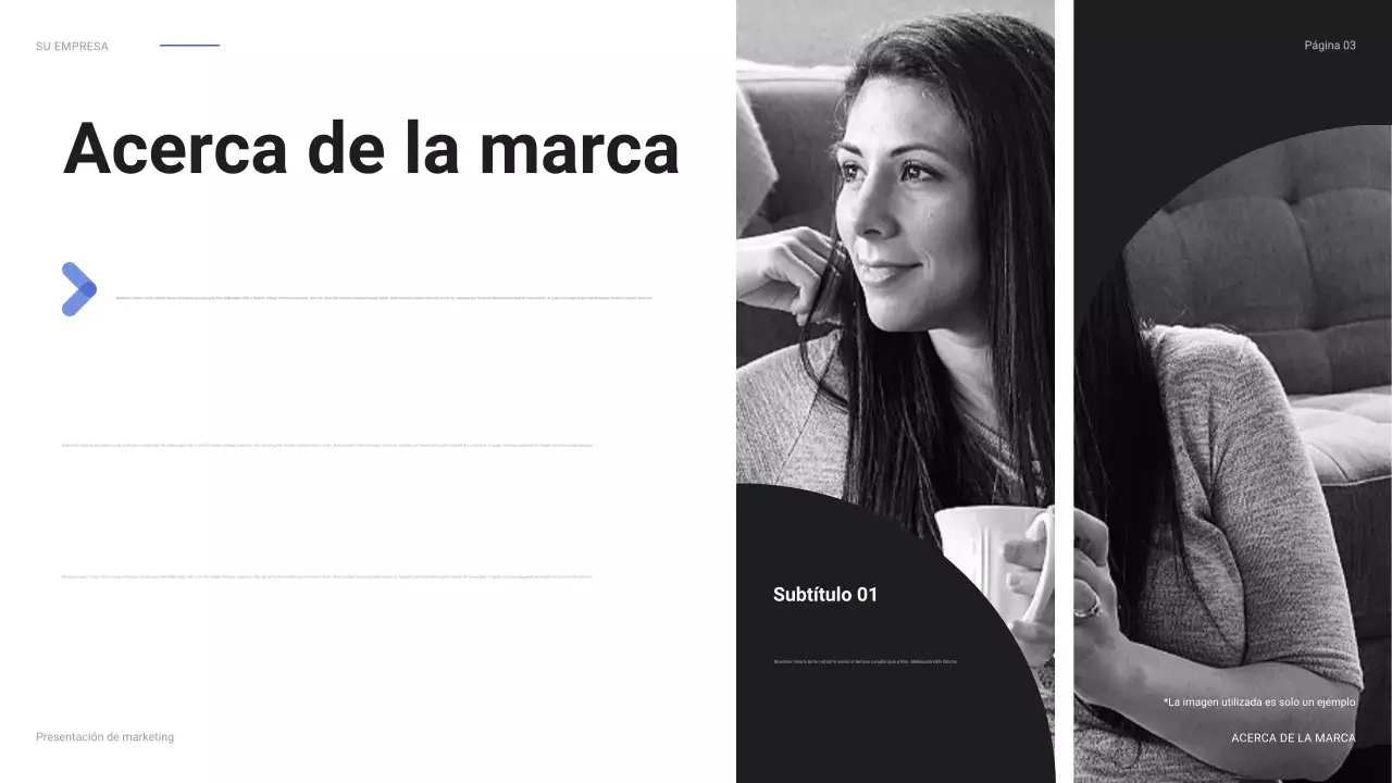 blue modern social media report