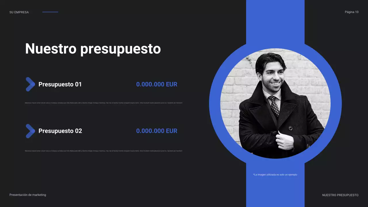 blue modern social media report