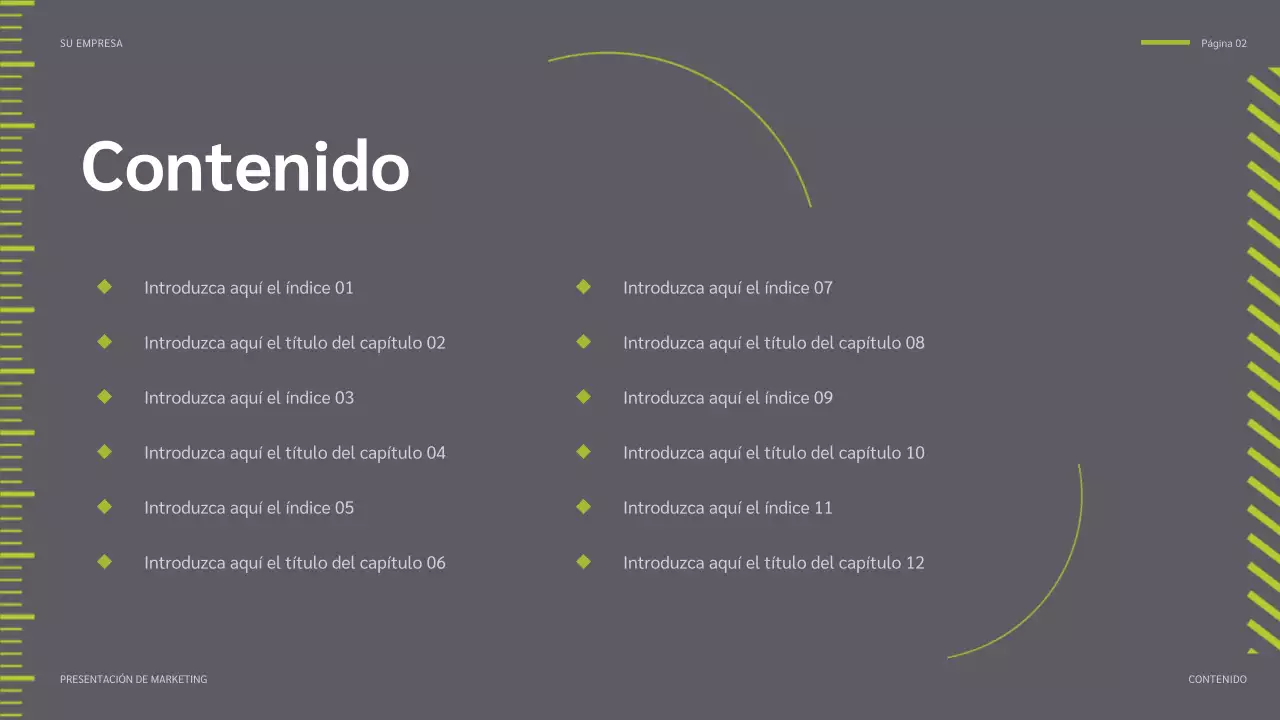 informe sobre las redes sociales de green modern
