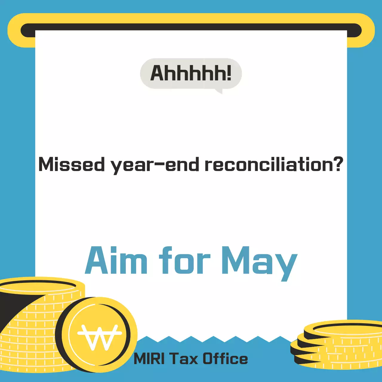 Guia fiscal azul claro e limpo