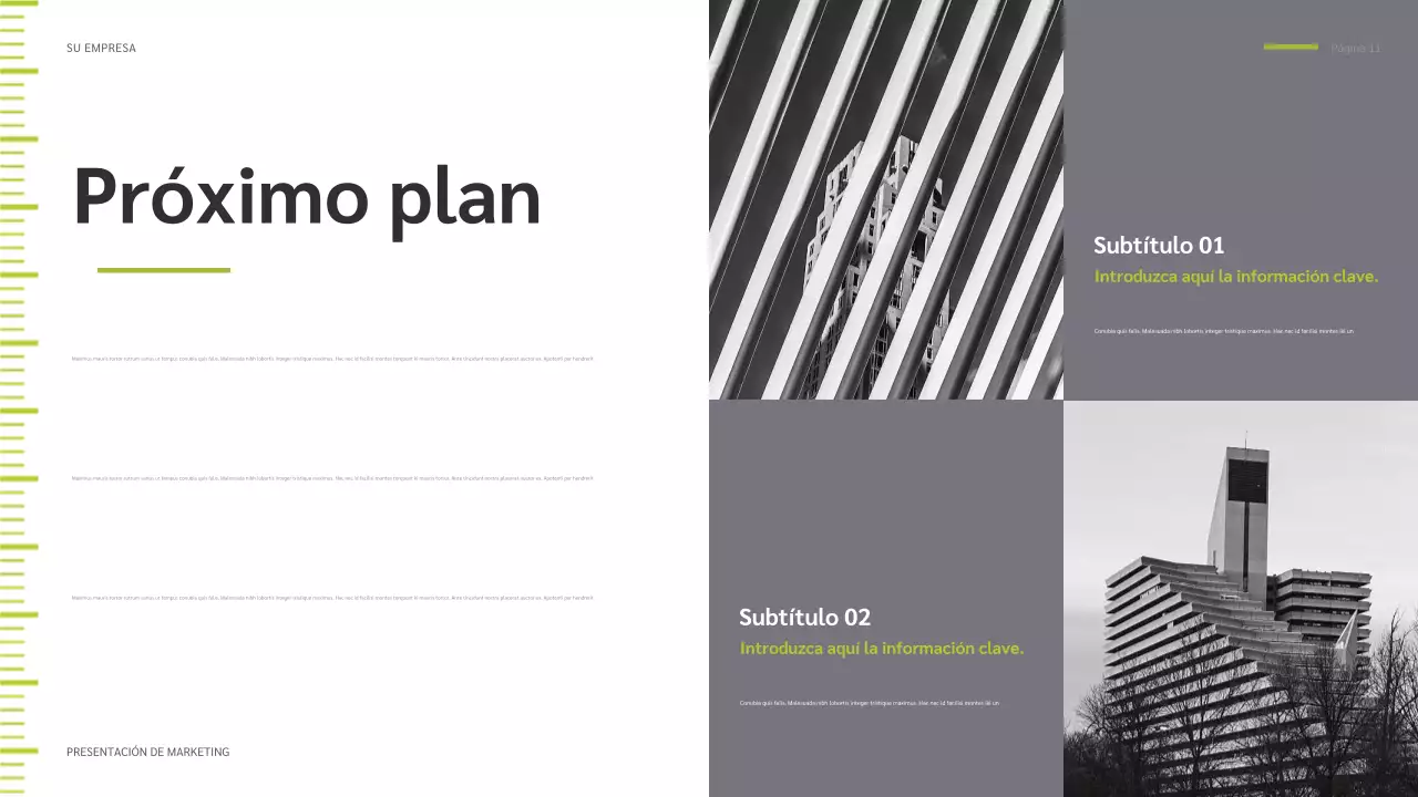 informe sobre las redes sociales de green modern