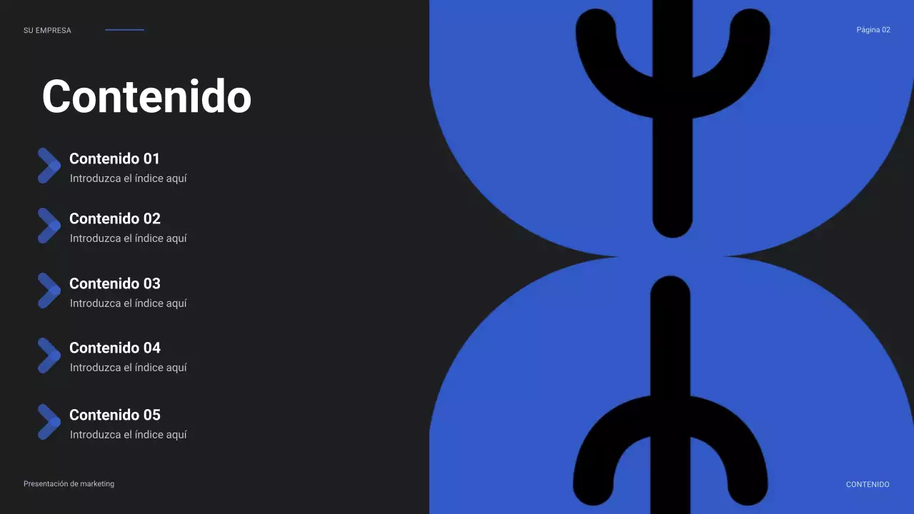 blue modern social media report