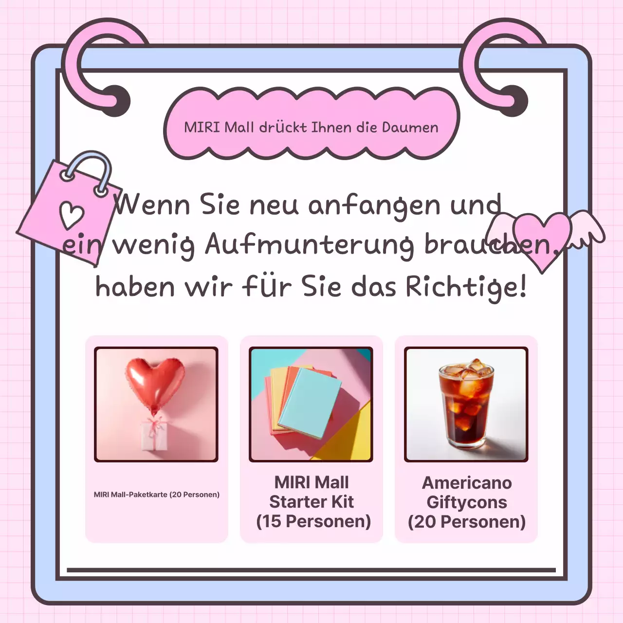 Unterstützen Sie die rosa Sache