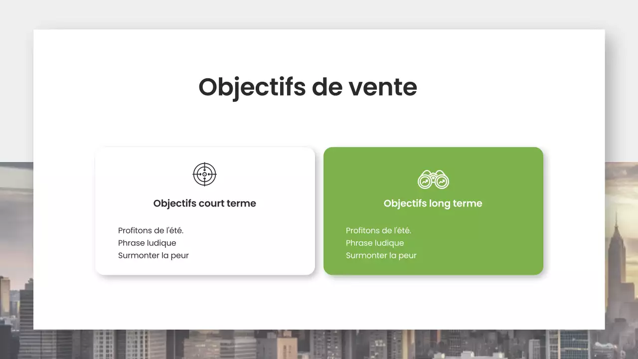 Tactiques de vente modernes Marketing Présentation de l'entreprise