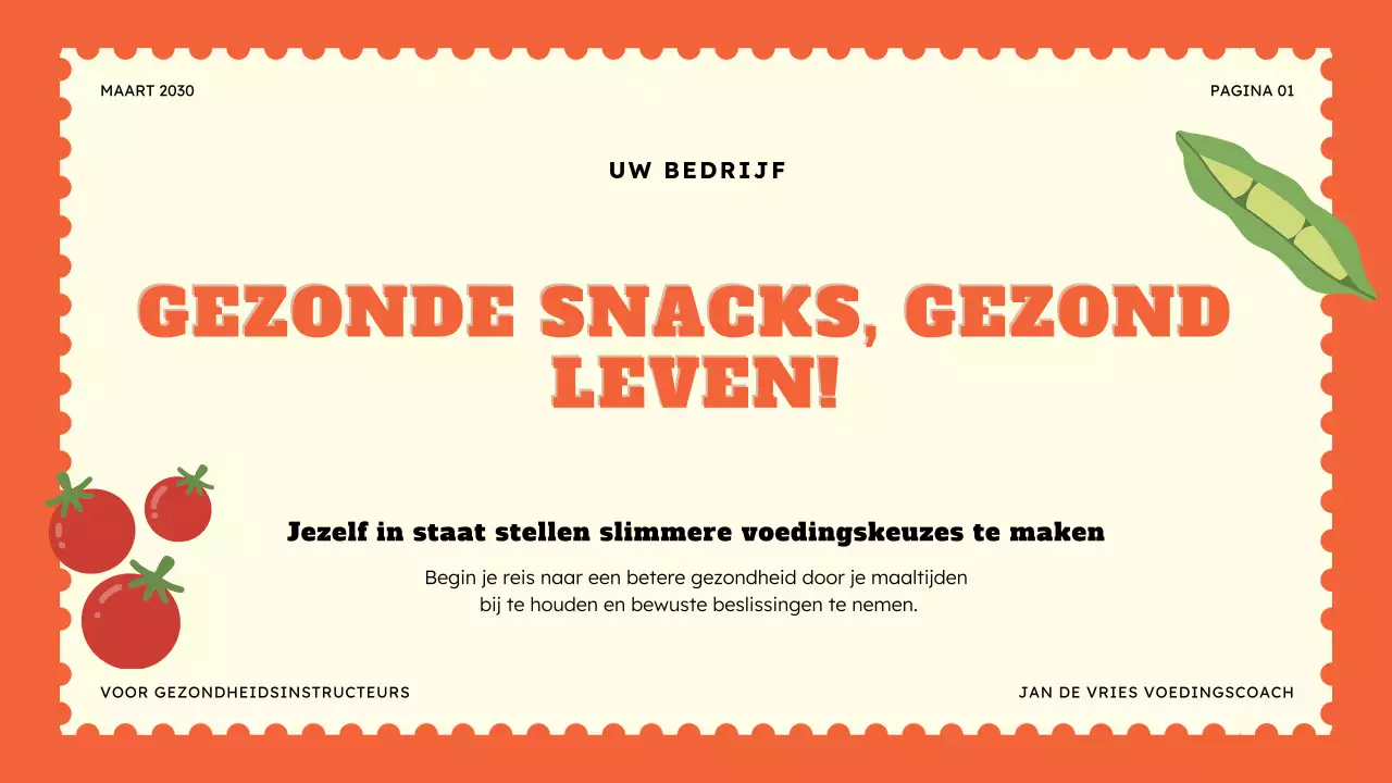 Presentatie voedseltracker