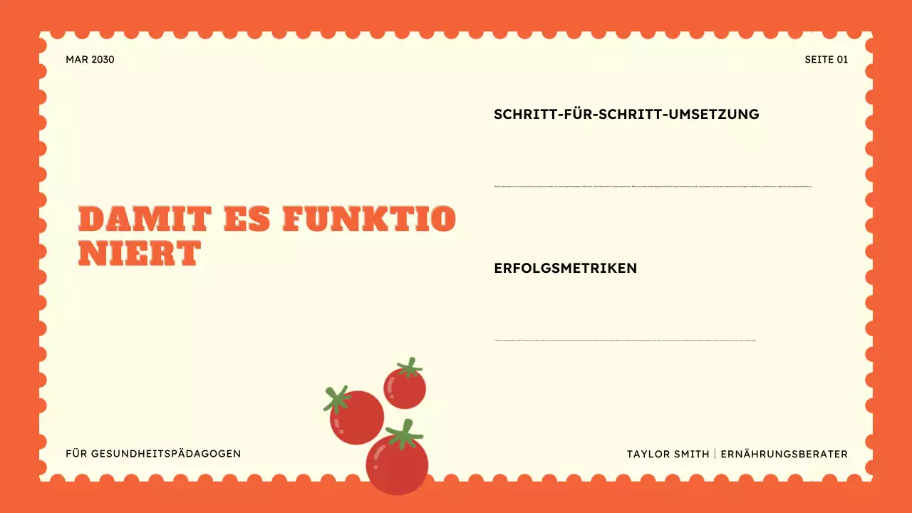 Food Tracker Präsentation