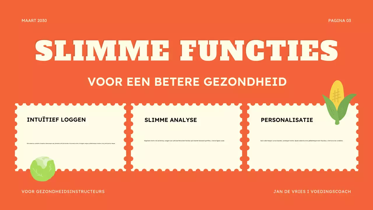 Presentatie voedseltracker