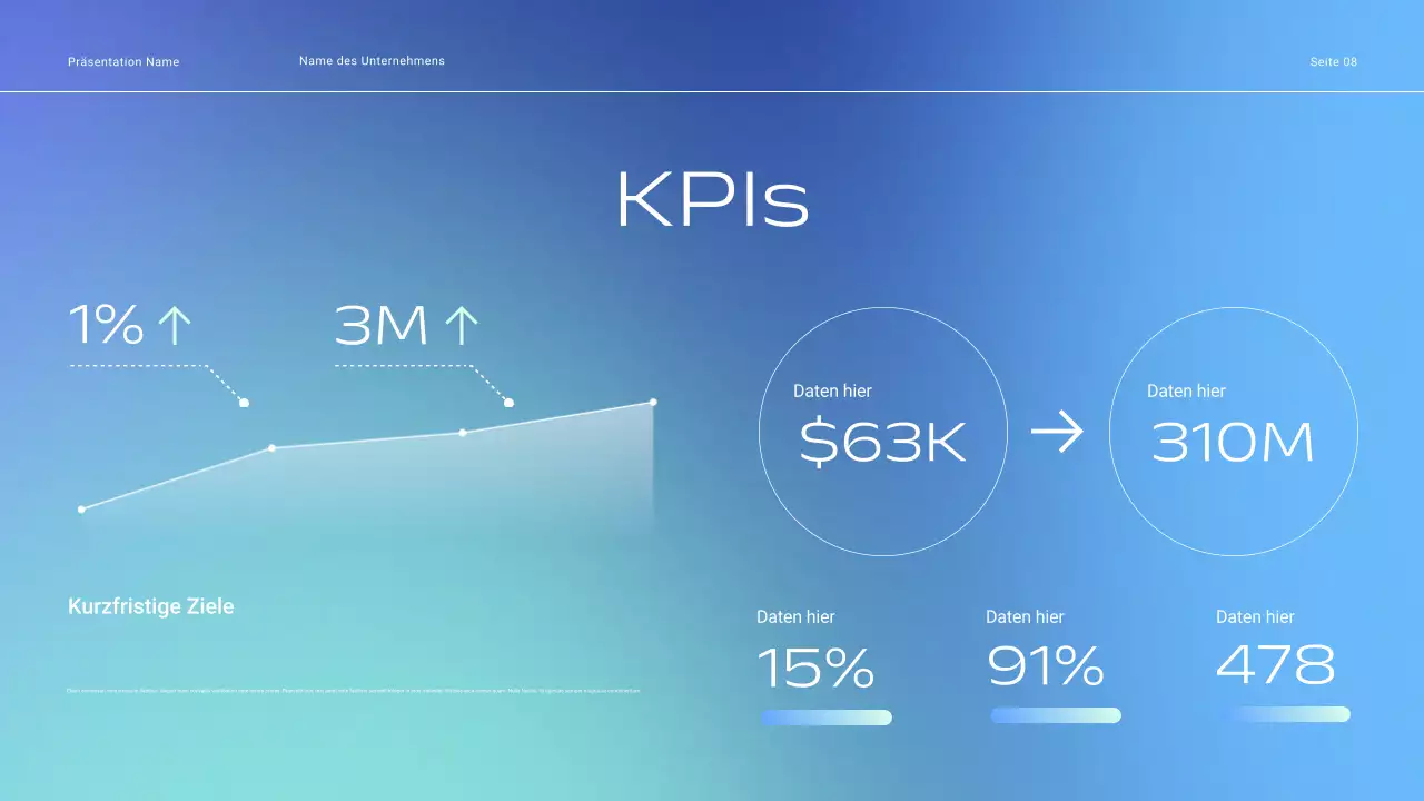 Minimal Gradient Corporate Sales Tactics Präsentation