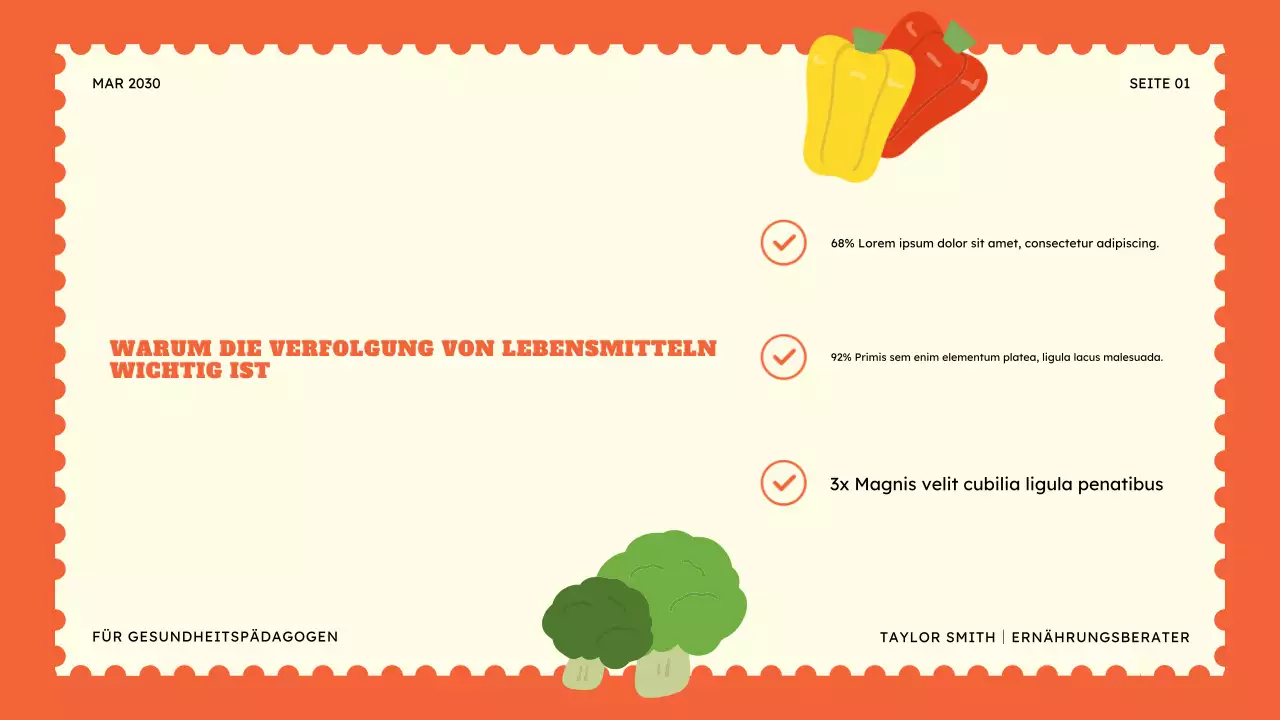 Food Tracker Präsentation