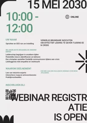 Uitnodiging webinar Groen Grijs Modern Leiderschap