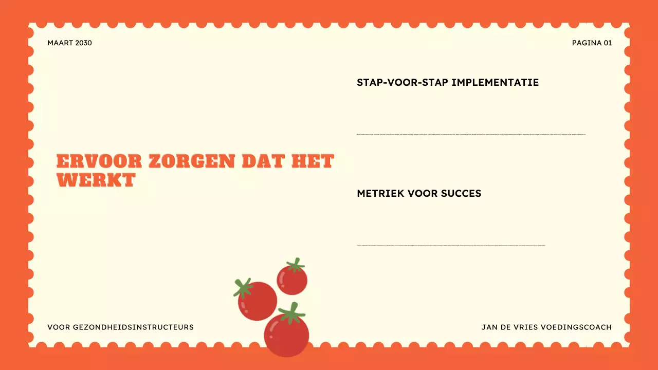 Presentatie voedseltracker