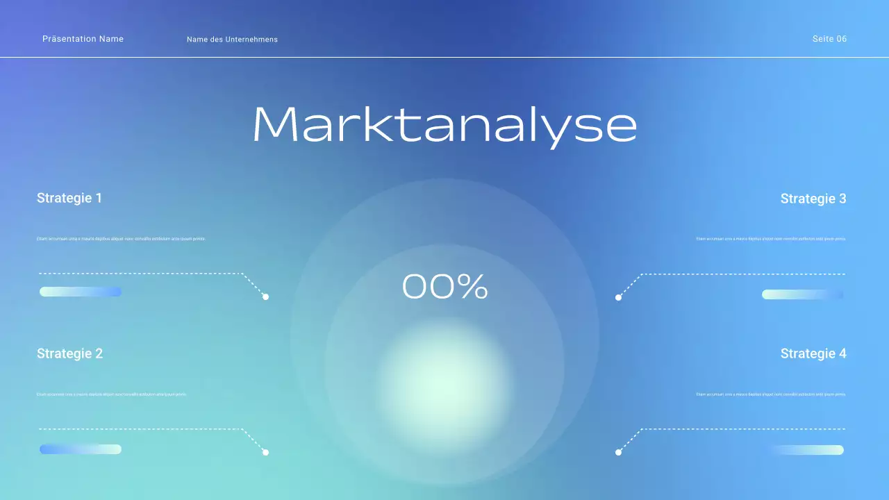 Minimal Gradient Corporate Sales Tactics Präsentation