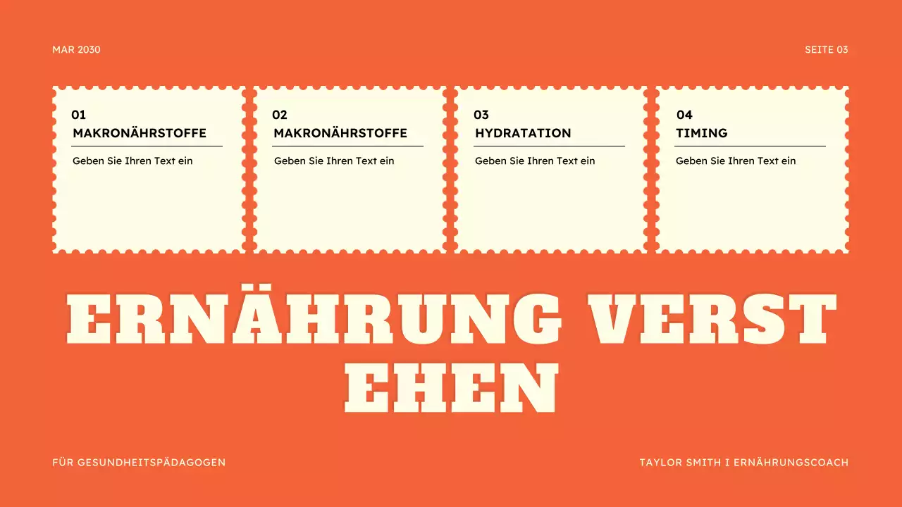 Food Tracker Präsentation