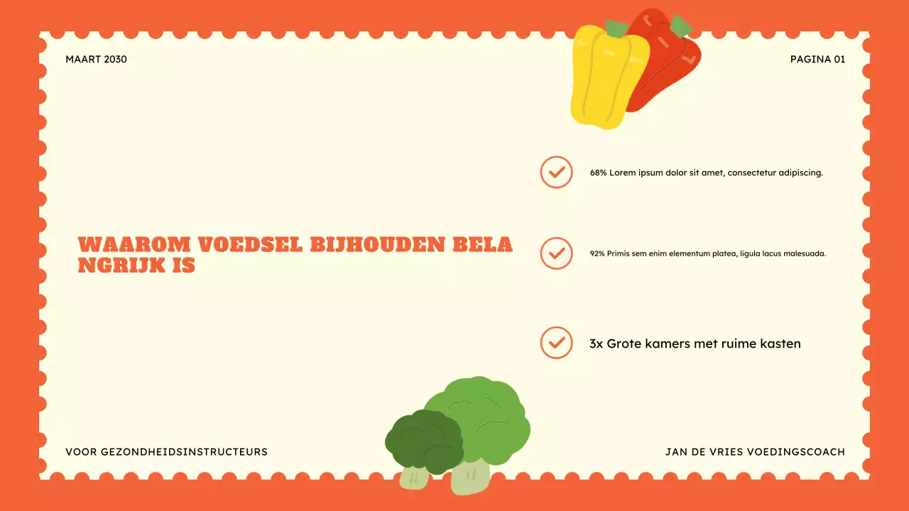 Presentatie voedseltracker