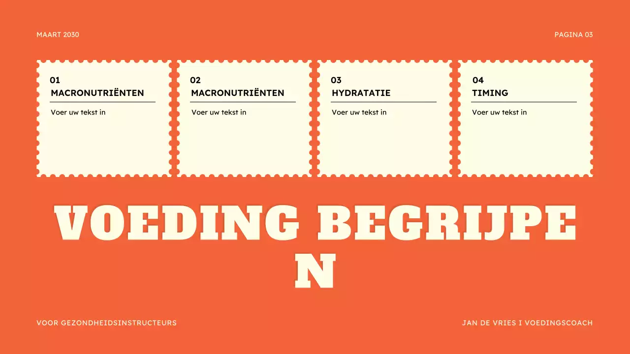 Presentatie voedseltracker
