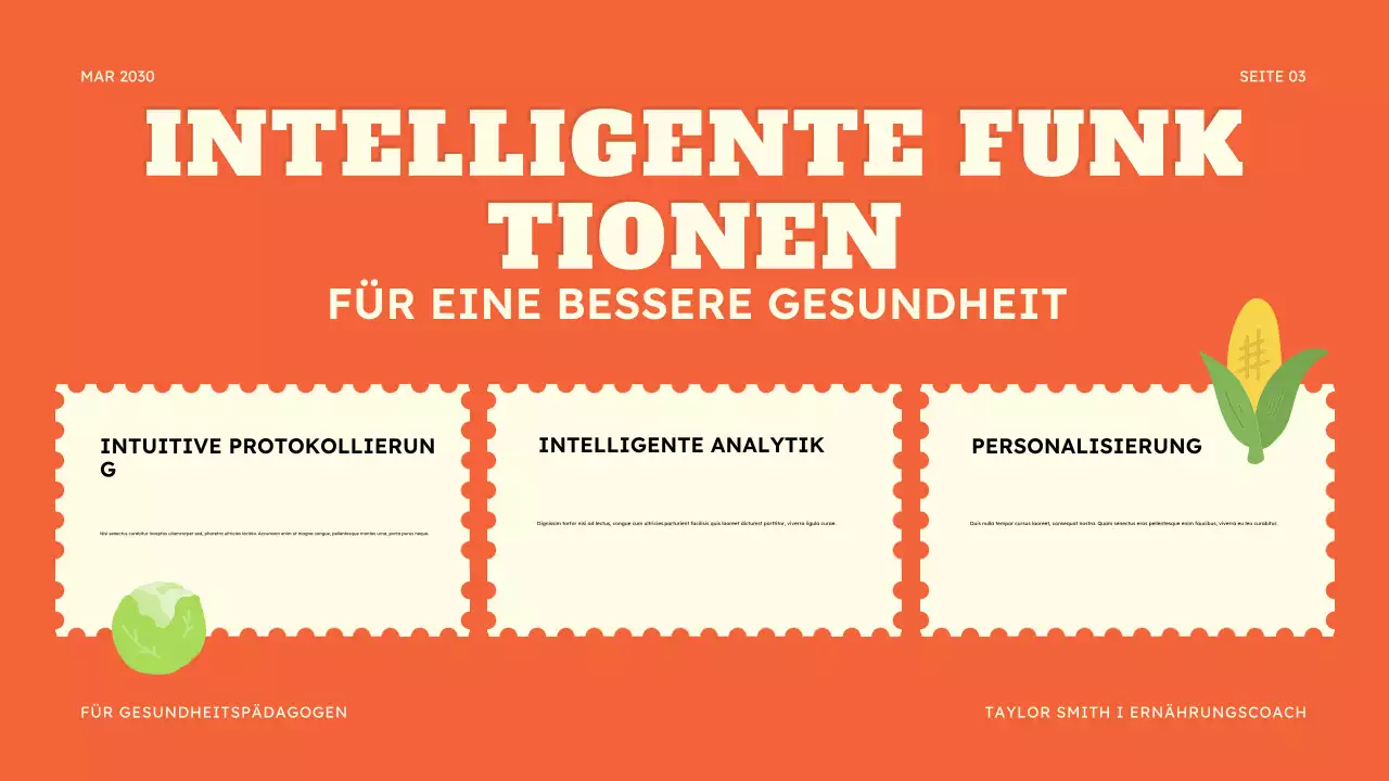 Food Tracker Präsentation