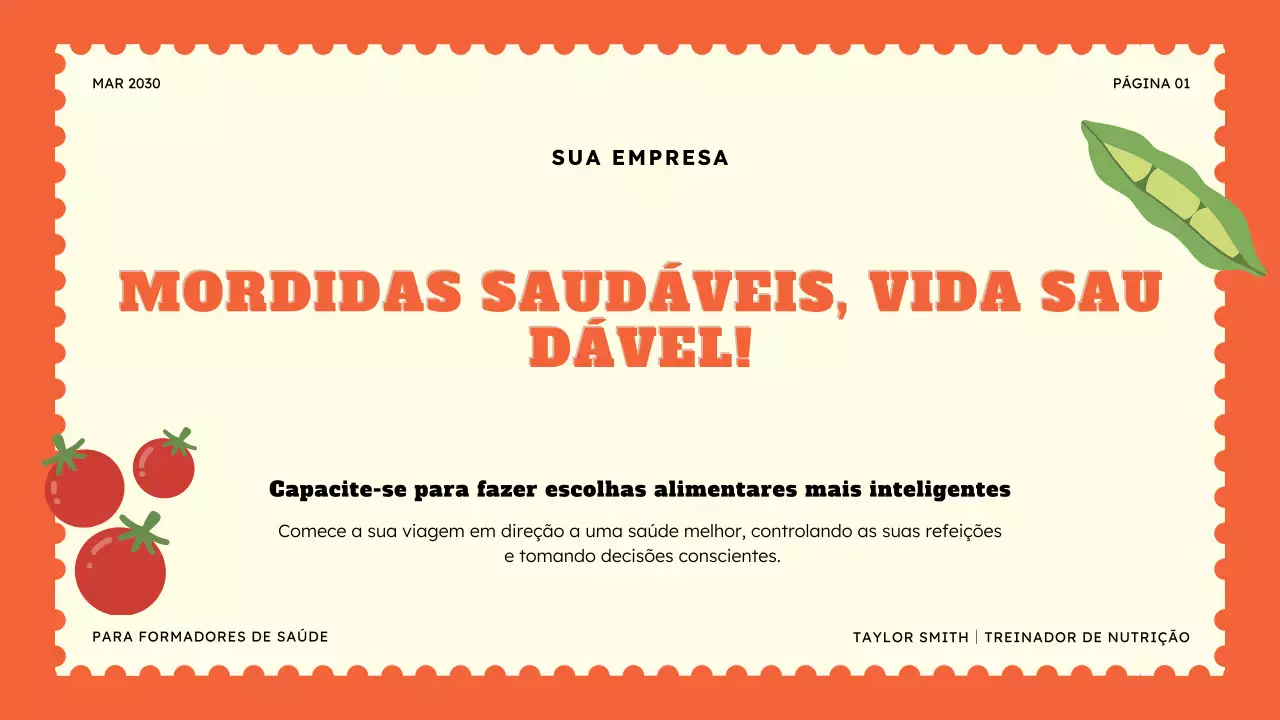 Apresentação do marcador alimentar
