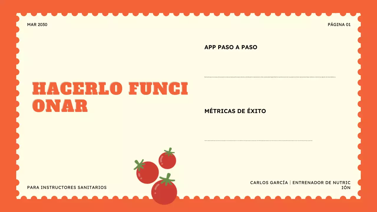 Presentación de Food Tracker