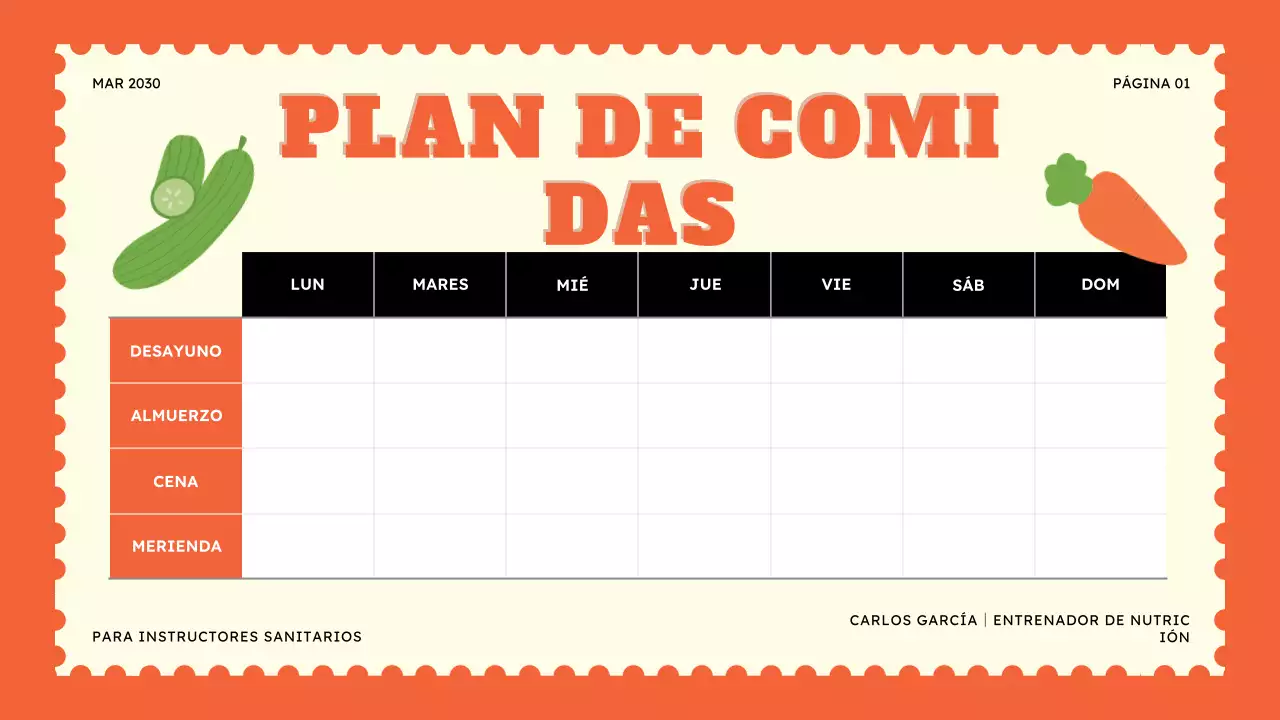 Presentación de Food Tracker