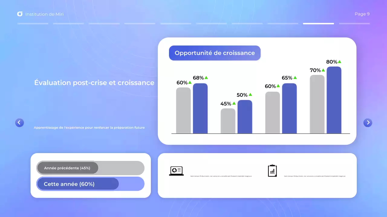 Présentation d'un webinaire moderne bleu et violet