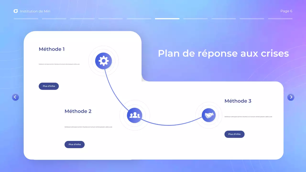 Présentation d'un webinaire moderne bleu et violet