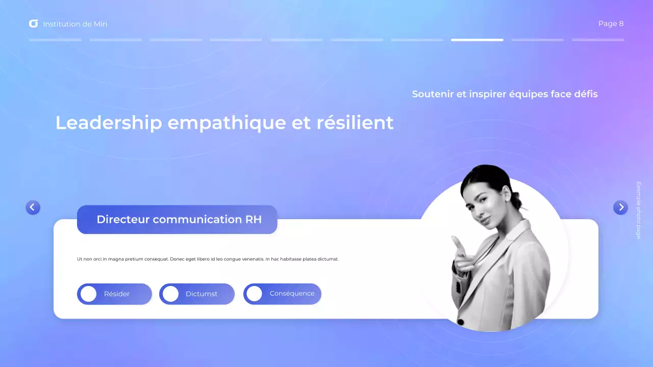 Présentation d'un webinaire moderne bleu et violet