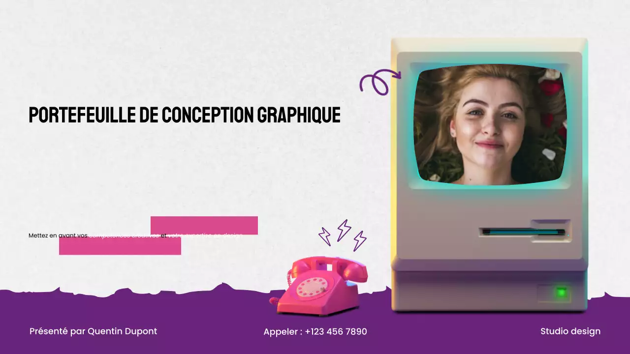 maximalisme violet portefeuille de design