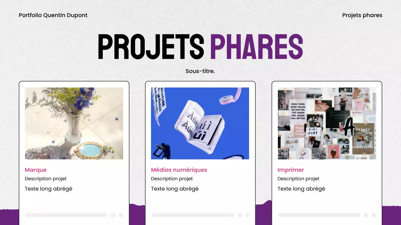 maximalisme violet portefeuille de design