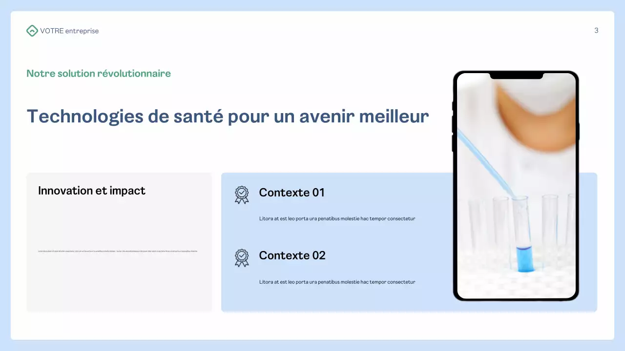 promotion de la santé moderne bleue