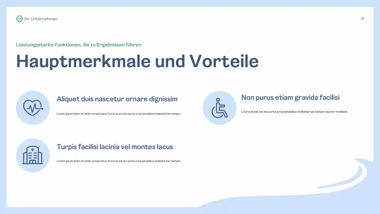 blue modern health promotion