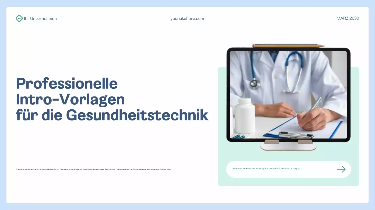 blue modern health promotion