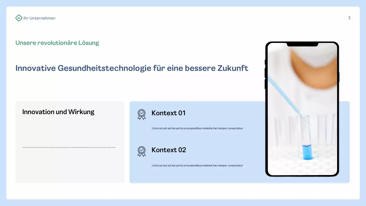 blue modern health promotion